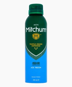 Mitchum Men Triple Odor Defense Deodorant Ice Fresh