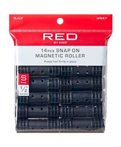 Red By Kiss Snap On Magnetic Rollers HRM07