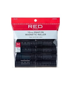 Red By Kiss Snap On Magnetic Rollers HRM08