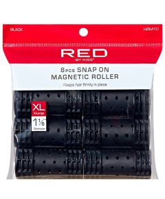 Red By Kiss Snap On Magnetic Rollers HRM10