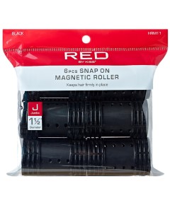 Red By Kiss Snap On Magnetic Rollers HRM11