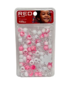 Red Kiss Hair Beads HA32