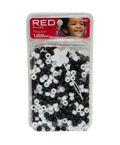 Red Kiss Regular Hair Beads HA06