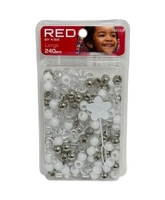 Red Kiss Regular Hair Beads HA12