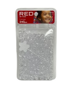 Red Kiss Regular Hair Beads HA13