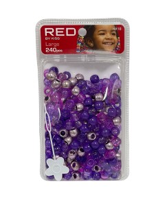 Red Kiss Regular Hair Beads HA18