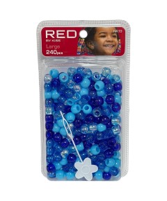 Red Kiss Regular Hair Beads HA19