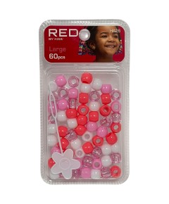 Red Kiss Regular Hair Beads HA26