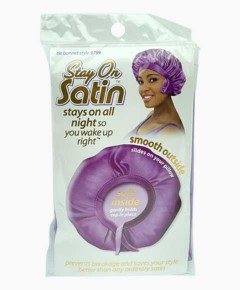 Stay On Satin Tie Bonnet 9799