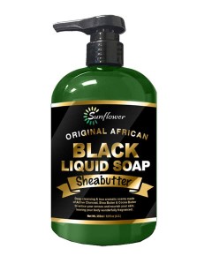 Original African Black Liquid Soap Shea Butter