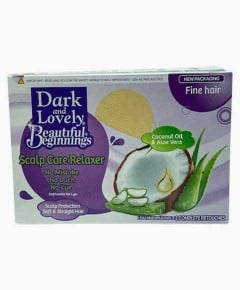 Dark And Lovely Beautiful Beginnings Scalp Care Relaxer With Coconut And Aloe Vera