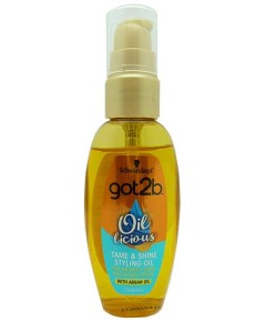 Got2b Oil Licious Tame And Shine Styling Oil With Argan Oil