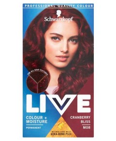 Live Colour Plus Moisture Permanent Hair Colour Cranberry Bliss M08
