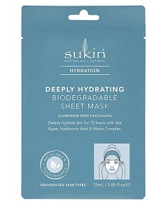 Australian Natural Skincare Deeply Hydrating Biodegradable Sheet Mask