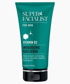 Super Facialist Men Vitamin B3 Invigorating Face Scrub