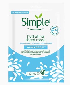 Simple Hydrating Water Boost Sheet Mask