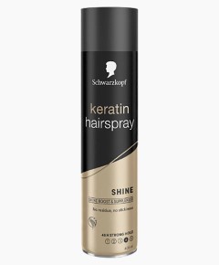 Keratin Shine Hairspray Extra Strong Hold 4