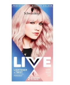 Live Lightener Plus Twist Permanent Colour  101 Cool Rose