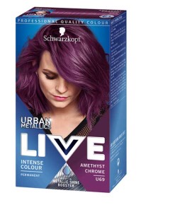 Live Urban Metalic Intense Permanent Colour  U69 Amethyst Chrome