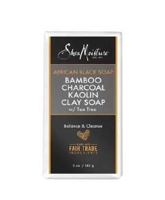 African Black Soap Bamboo Charcoal Kaolin Clay Soap