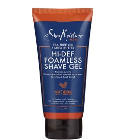 Men Tea Tree Oil And Shea Butter Hi Def Foamless Shave Gel