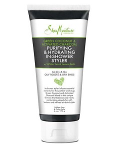 Green Coconut And Activated Charcoal Purifying And Hydrating In Shower Styler