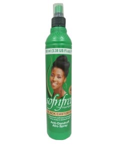M And M Cosmetics Sofnfree Black Castor Oil Anti Dandruff Afro Spray