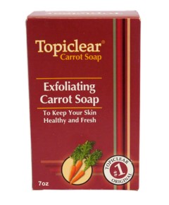 Topiclear Exfoliating Carrot Soap