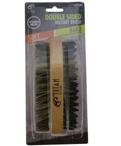 Titan Double Sided Military Brush Hard And Soft 7746