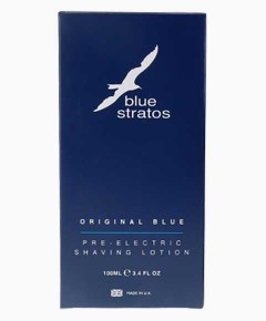 Blue Stratos Original Blue Pre Electric Shaving Lotion