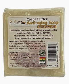 Cocoa Butter Anti Aging Soap With Olive Oil