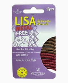Lisa Metal Free Elastic Hair Bands With Sparkle 29A2