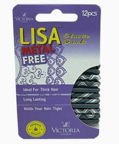 Lisa Metal Free Elastic Hair Bands 2A2