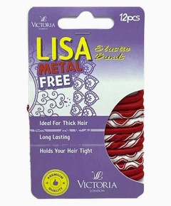 Lisa Metal Free Elastic Hair Bands 2A5