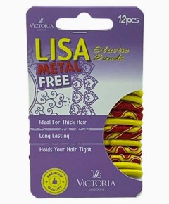 Lisa Metal Free Elastic Hair Bands 2A6