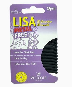 Lisa Metal Free Elastic Hair Bands 65A1