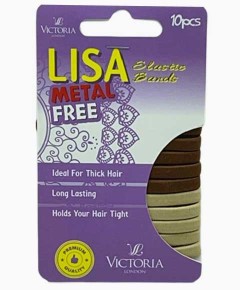 Lisa Metal Free Elastic Hair Bands 8A2