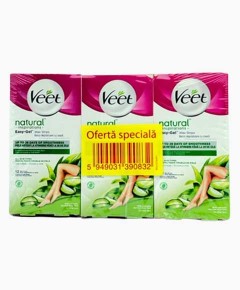 Natural Inspirations Aloe Vera Easy Gel Wax Strips