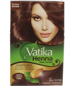 Vatika Henna Permanent Hair Color Natural Brown