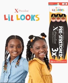 X Pression Syn Lil Looks 3X Pre Stretched Braid