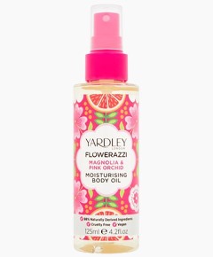 Yardley Flowerazzi Magnolia And Pink Orchid Moisturising Body Oil