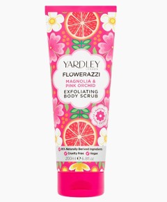 Yardley Flowerazzi Magnolia And Pink Orchid Exfoliating Body Scrub