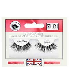 Zuri Human Hair Eyelashes 1 43 Black