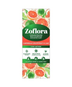 Concentrated 3 In 1 Action Multipurpose Disinfectant Caribbean Grapefruit And Lime