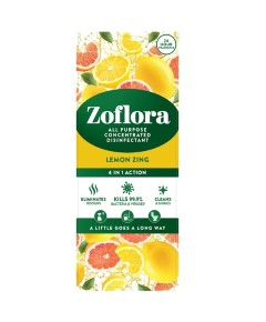 Concentrated 4 In 1 Action All Purpose Disinfectant Lemon Zing
