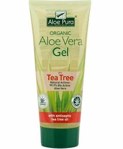 Aloe Pura Aloe Vera Gel With Antiseptic Tea Tree Oil