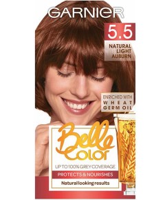 Belle Color Creme Permanent 5.5 Natural Light Auburn