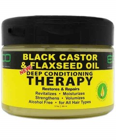 Black Castor And Flaxseed Oil Deep Conditioning Therapy