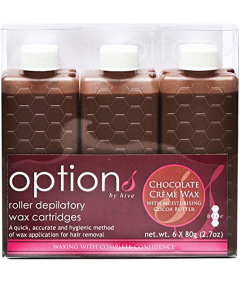 Options Chocolate Creme Wax Roller Depilatory Wax Cartridges