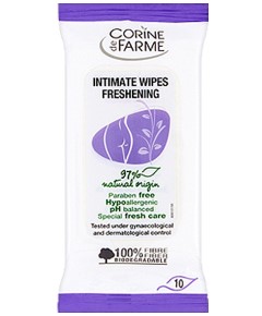 Corine De Farme Intimate Wipes Freshening